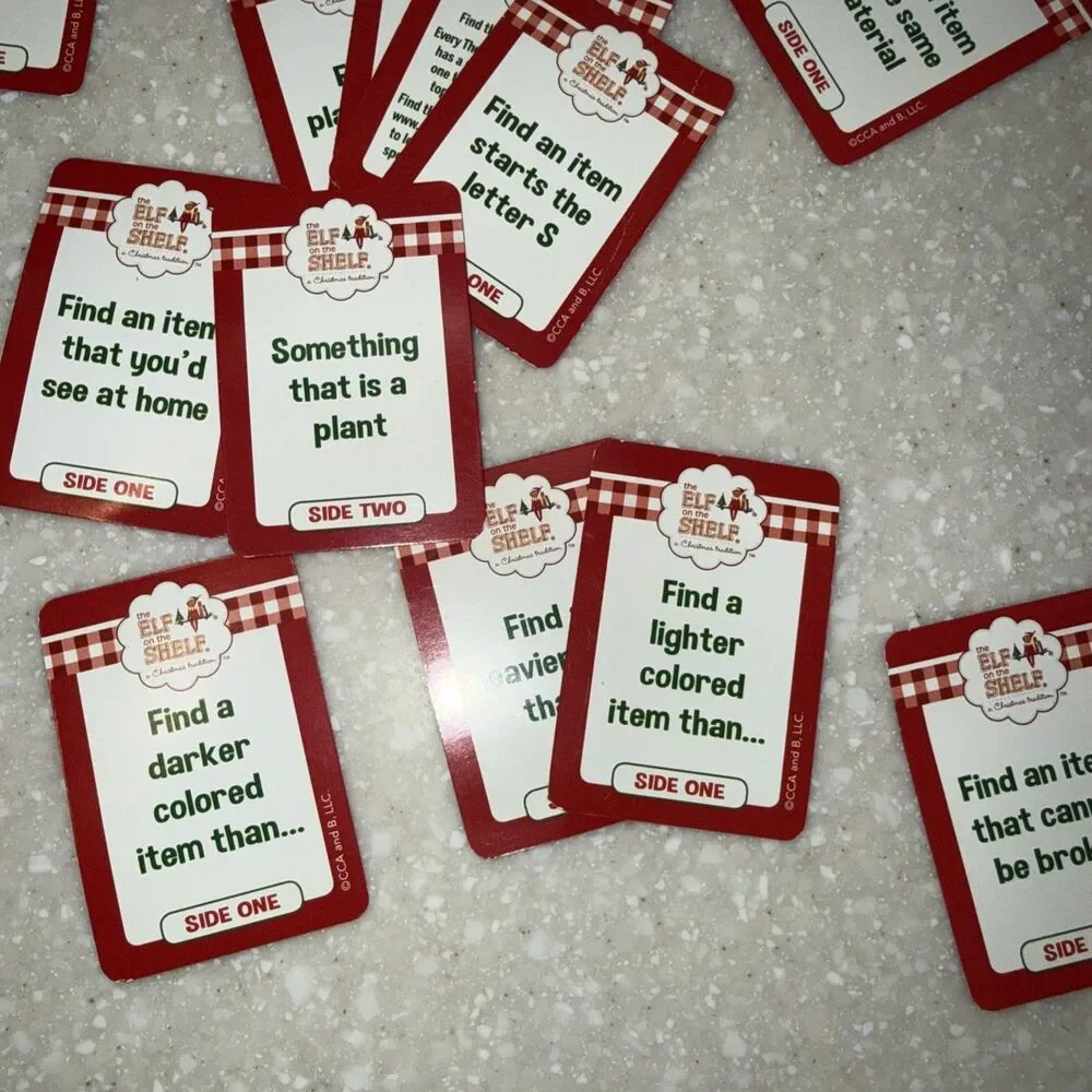 Find It ELF ON THE SHELF A Contained Adventure Search Game in Tube & 22 CARDS